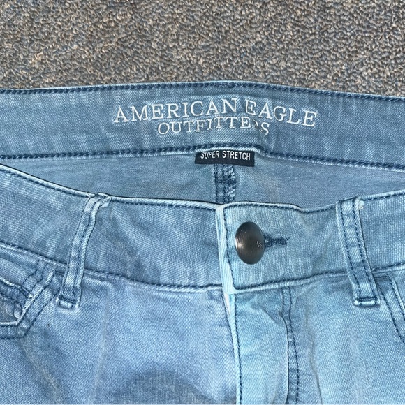 American Eagle Outfitters High Waist Blue Shorts - Picture 5 of 5